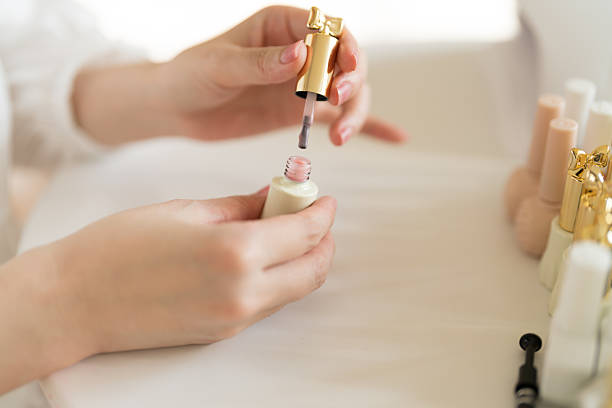 Open a bottle of nail polish