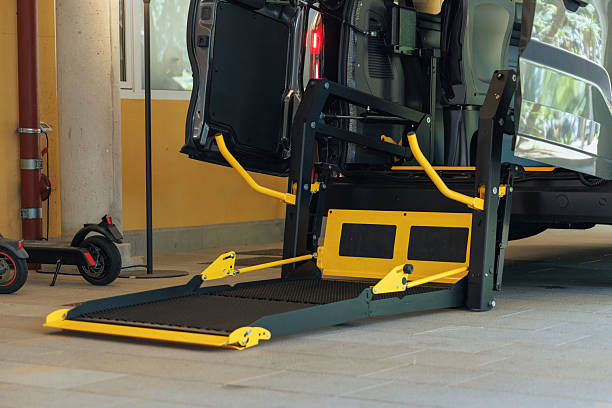 istock Vehicle ramp for wheelchair 2247660357