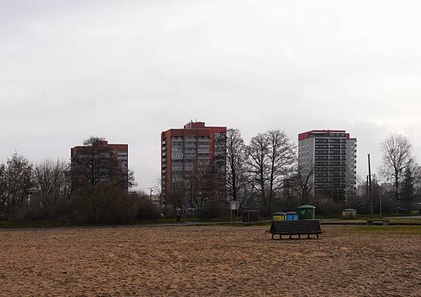 istock Residential towers and beach 2247661141
