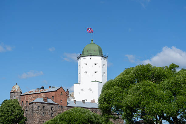 istock Medieval castle in Vyborg and St. Olav Tower 2247661215