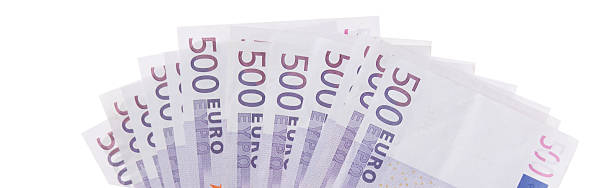 istock Fan of 500-euro banknotes on white background 2247663129