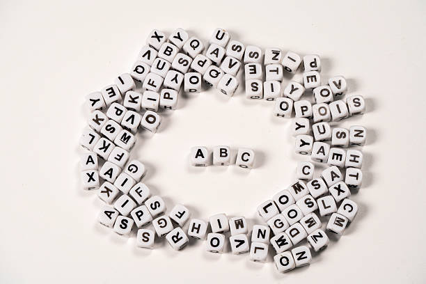 istock Letters arranged in a circle with a focus on the ABC letters 2247664194