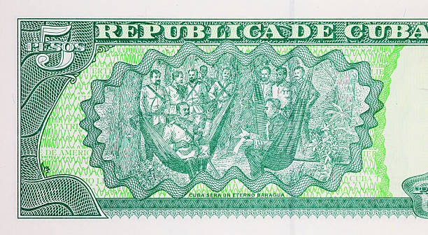 istock 5 Pesos, Cuba with Conference between A. Maceo and Spanish General A. Martinez Campos at Mangos de Baragua in 1878. Paper money Cuba. 2247678881