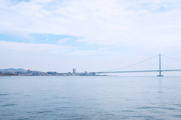 Scenery with the Akashi Kaikyo Bridge in Hyogo