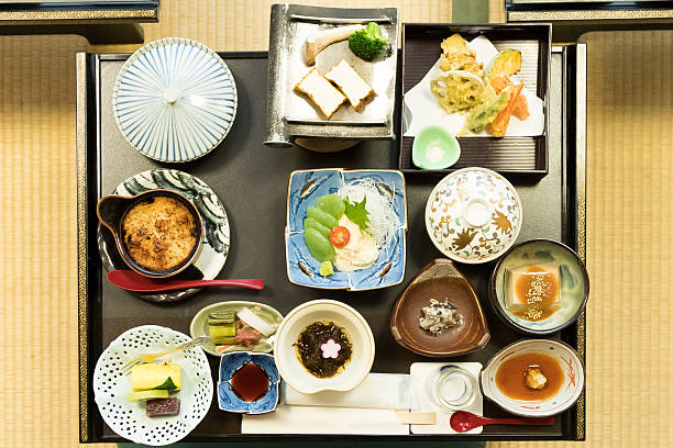 istock Vegan dinner served at a Japanese inn 2247703745