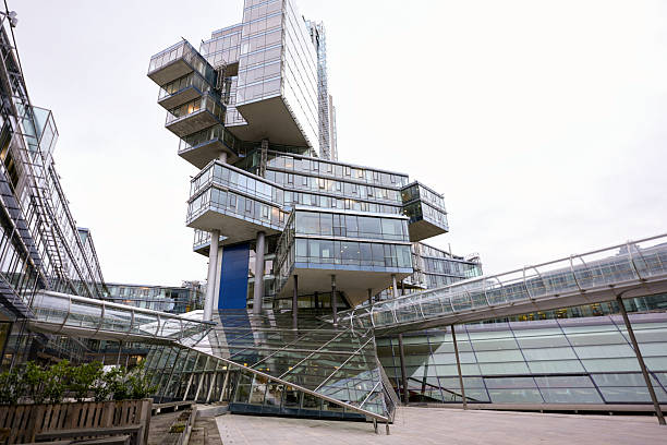 istock Futuristic office building with glass facade 2247712677