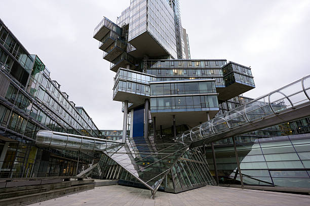 istock Modern futuristic office building exterior 2247714441