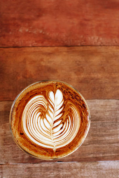 istock a cup of latte art coffee 2247717540