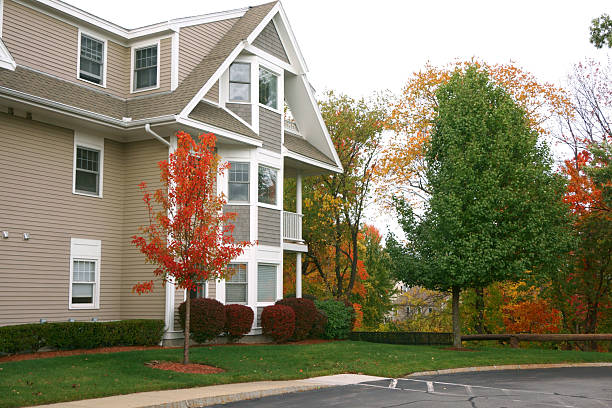 istock apartment building in residential district 2247718746
