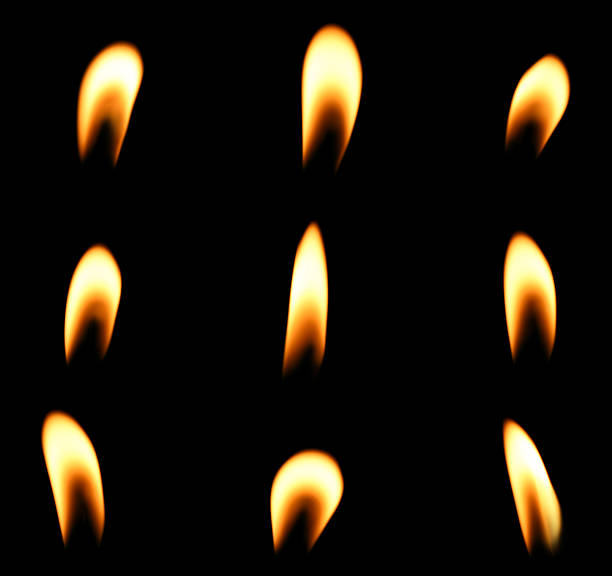 Woman hold lighting candles