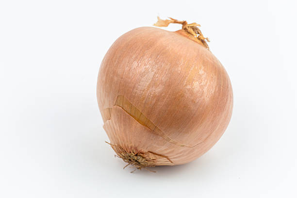 istock Onion isolated on white background with clipping path. Top view. 2247720467