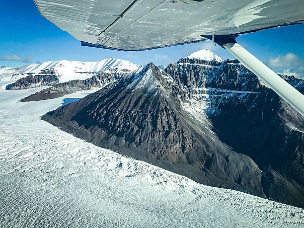 istock Root Glacier fields of Alaska as viewed from a small aircraft 2247720493