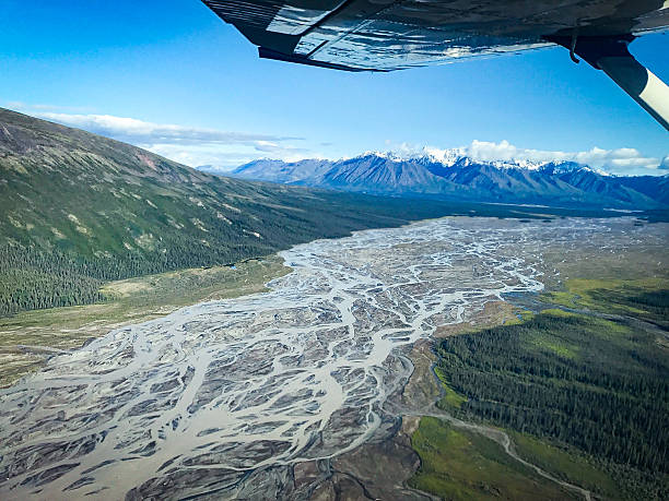istock Root Glacier fields of Alaska as viewed from a small aircraft 2247720511