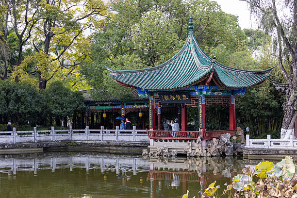 The Green Lake Park (Cuihu Park)is located in the downtown area of Kunming, is an open public park. Every winter, the seagulls in Siberia will fly here and become friends with the local people.