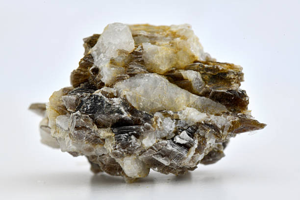 istock Rough Mica Schist Specimen with Visible Flaky Crystals 2247727807