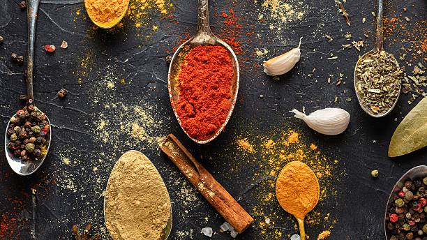 istock A vibrant assortment of spices and herbs displayed on spoons 2247737623
