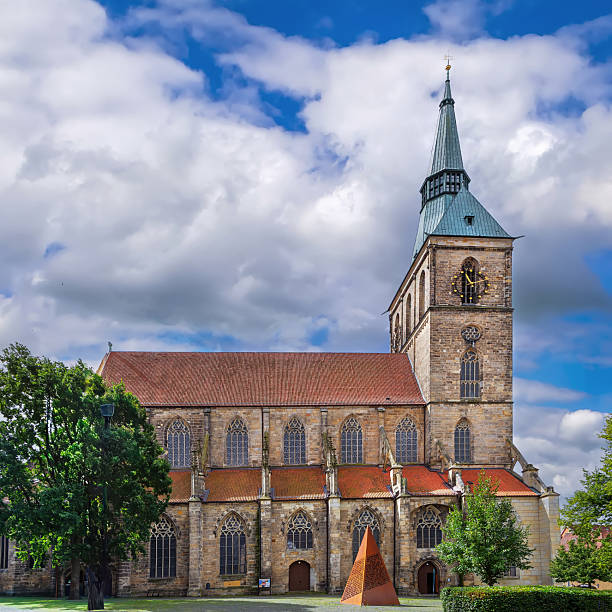 istock St. Andreas church, Hildesheim, Germany 2247746846