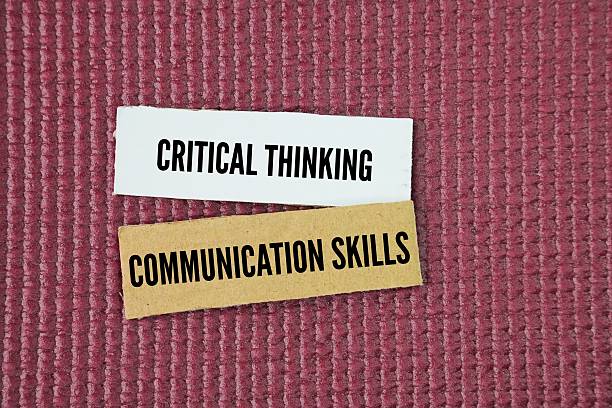 istock Two words critical thinking and communication skills. 2247746903