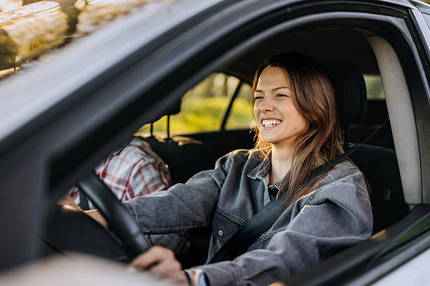 istock Couple enjoying car ride together in nature 2247753599