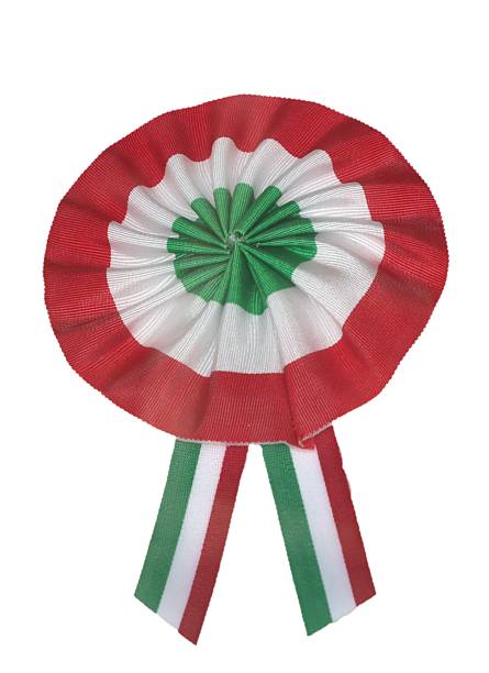 istock Italian tricolor cockade with flowing ribbon 2247755849