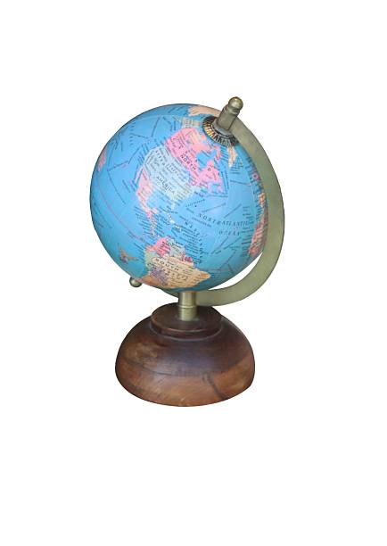 istock Desktop vintage globe showing north america continent 2247755903