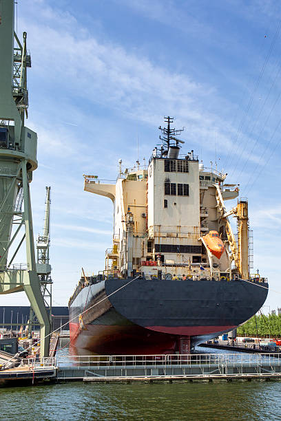 istock Port of Antwerp, shipyard and large cranes 2247758484