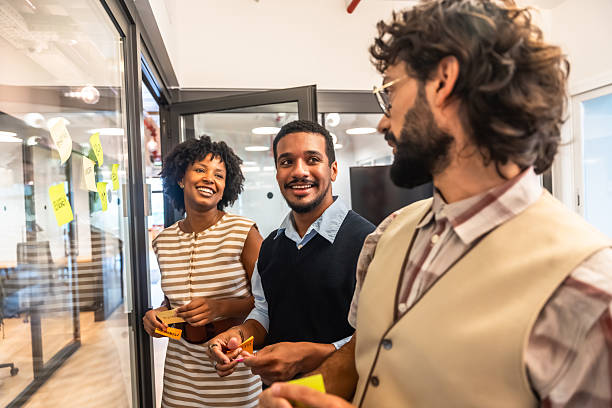 istock Diverse business colleagues brainstorming ideas in modern office 2247758898