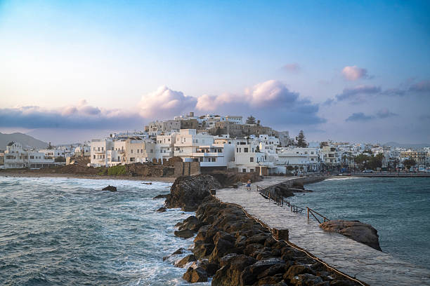 istock Coastal Pathway Leading to Naxos Old Town at Dawn 2247758916
