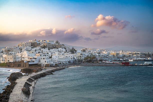 istock Tranquil Harbor Sunrise on a Greek Island 2247759039