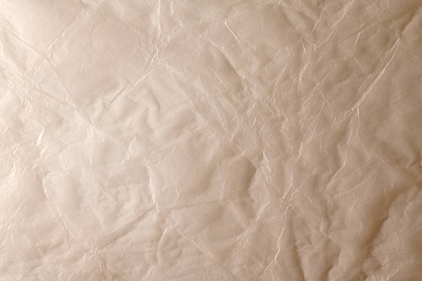 Brown wrinkled old paper texture