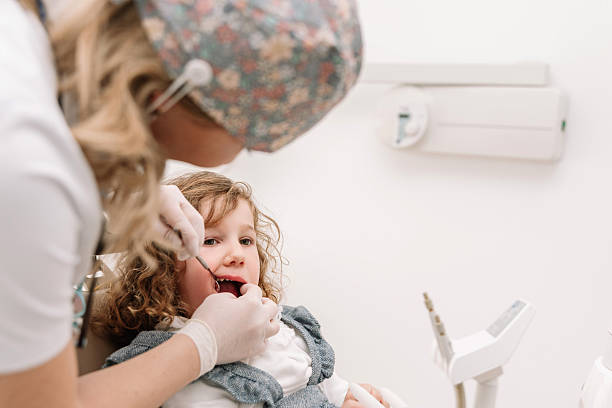istock Dentist examining a child's teeth in a dental clinic 2247767564
