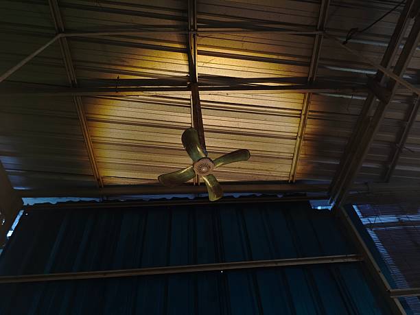 istock Decorative fans in restaurants are exposed to light 2247777593