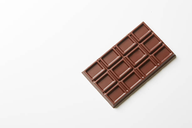 Candy bar isolated on a white background. File contains clipping path.