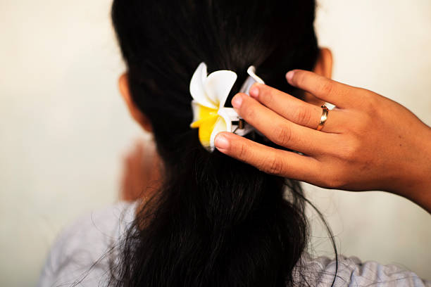 Natural Hair Grooming in Soft Light