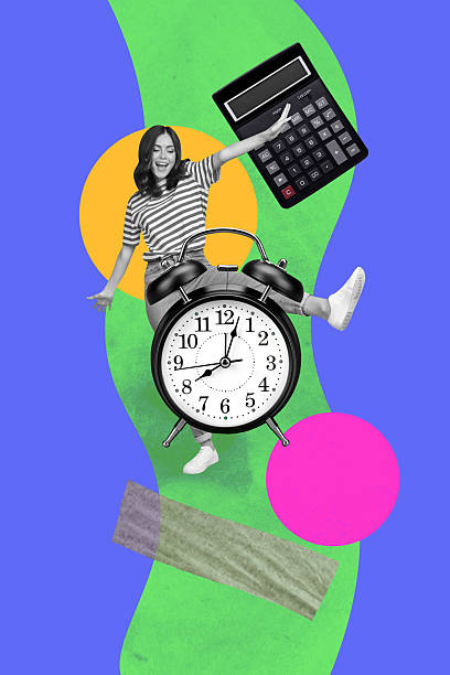 istock Collage of funny business person relax coffee retro computer keyboard keys text programming code in work concept 2247779855
