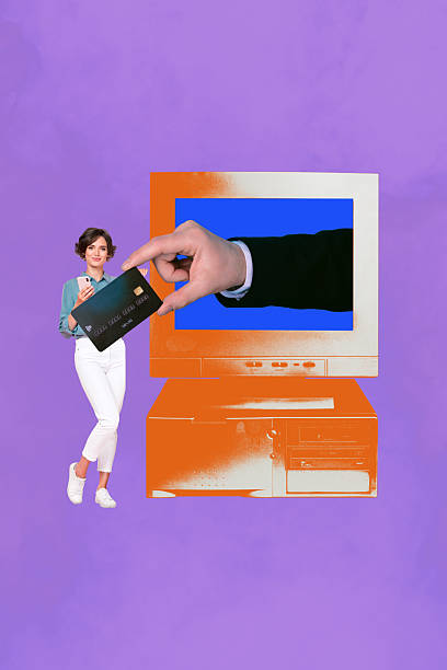 istock Collage of funny business person relax coffee retro computer keyboard keys text programming code in work concept 2247783069