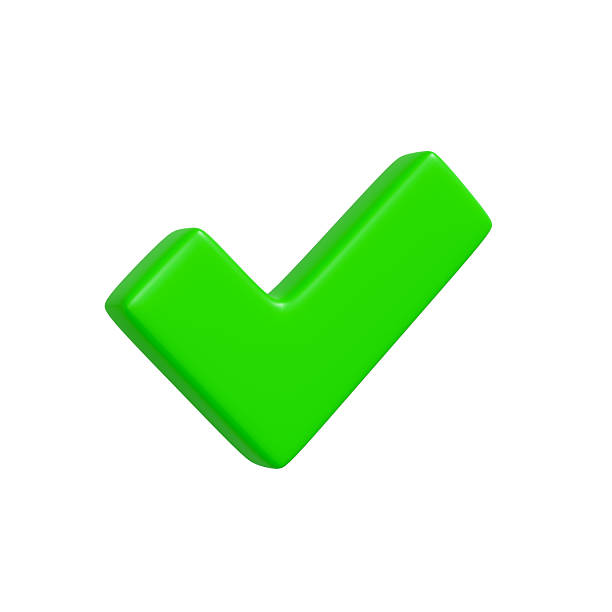 istock 3D Green Check Mark Symbol Isolated on White Background 2247789362