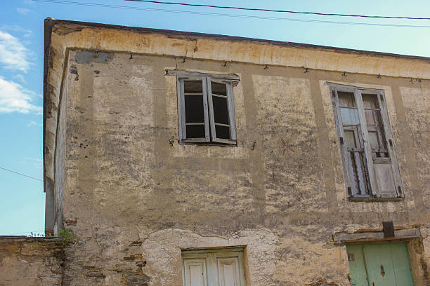 old, abandoned house in the countryside in Galicia, Spain