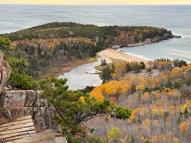 istock Sand Beach from the Beehive at Acadia NP in the Fall 2247791683