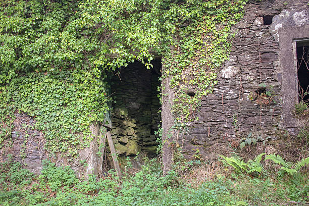 istock Lonely stone house left behind forever 2247791707