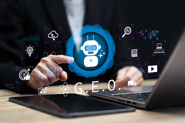istock GEO generative engine optimization, Businesswoman Using AI Enhance Digital Marketing Performance, Improve Search Intelligence, Online Visibility, Accelerate Strategic Growth Toward Business Success 2247792230