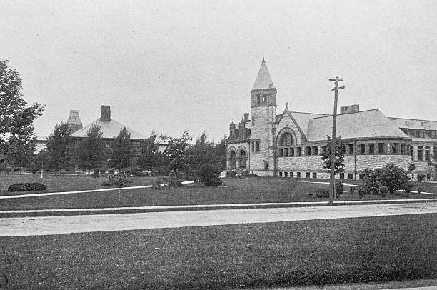istock Harvard University and surroundings: Rindge Manual Training School, Cambridge Public Library 2247792453
