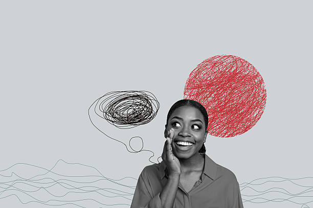 istock Whimsical collage with person on abstract doodle sketches entrepreneur imagination fun cartoon dance leisure rest emotion 2247795475