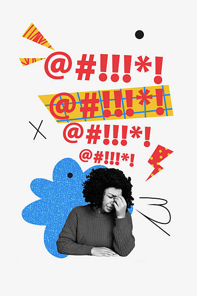 Design 3d artwork poster banner collage of puzzled girl cry loneliness problem lightning pressure bullying abuse concept.