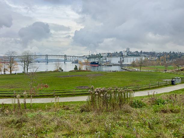 View from New Brighton Park in East Vancouver, towards Burnaby
