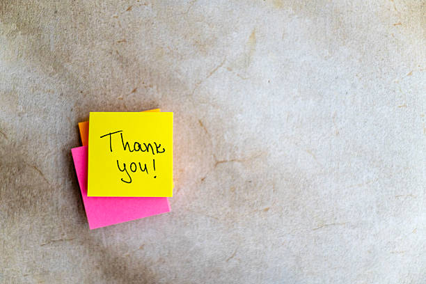 istock Thank you written on sticky notes 2247813418