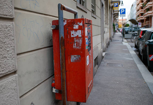 Mail box in the streets of Italy.  Photo Nderim KACELI