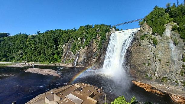 istock Montmorency Falls with rainbow spray 2247816524