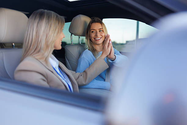 istock Happy Student Driver High-Fiving Examiner After Passing Practical Driving Assessment 2247823220
