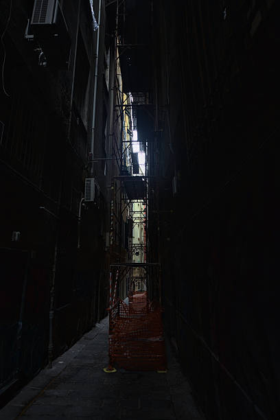 istock Alley in the shade with scaffolding 2247824191